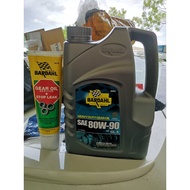 Bardahl SAE 80W-90 Gear Oil (API GL-5) (4Litre)+Bardahl Gear Oil Additive + Stop Leak Contains Seal 