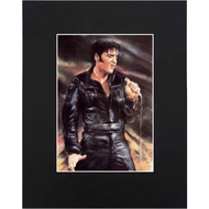 Xqartstudio Elvis Presley Portrait X Black Matted Art Artworks Print Paintings Printed Picture Photo