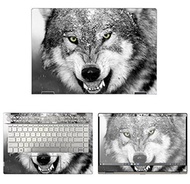 decalrus - Protective Decal Wolf Skin Sticker for HP Pavilion X360 14M-CD0003DX (14