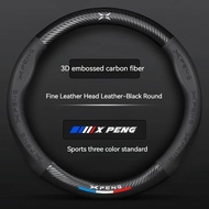 Car carbon fiber steering wheel cover For Xpeng P7 G9 G6 P5 X9 G7 N5 E29 G3 P7+ MONA M03