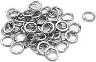 Xiaoyztan 50 Pcs M18 Split Lock Washer 304 Stainless Steel Spring Washers Opening Flat Washers 0.75i
