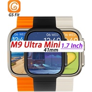 M9 Ultra Mini Smart Watch IWO Ultra 41mm NFC Women Men 1.7 Inch Series Ultra8 Bluetooth Call Strap Lock Wireless charging Watch