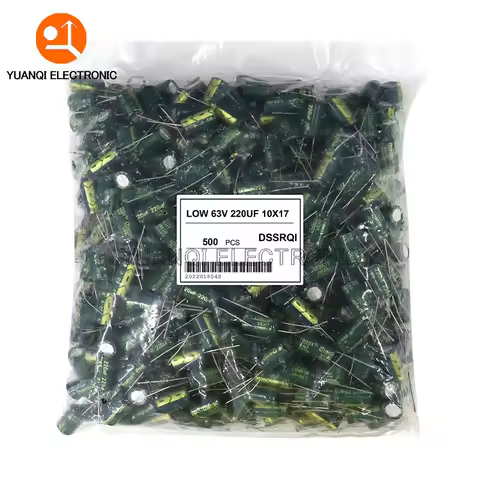 50-1000PCS 10V/16V/25V/35V/50V400V/450V High Frequency Low ESR Electrolytic Capacitor 10UF 47UF 220U