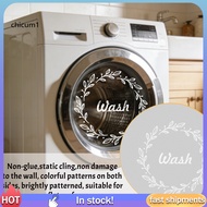 CC Static Transparent Sticker Laundry Status Indicator Decal Static Cling Transparent Sticker with G