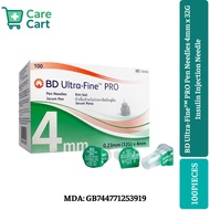 BD Pen Needles – Ultra-Fine PRO 4mm (32G), Micro-Fine 5mm (31G), Micro-Fine 8mm (31G) – 100s