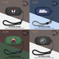 For Sony WF-C700N Case Cute Solid Color Lanyard Pendant Silicone Soft Case Sony WF-C500 Shockproof S