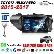 HO จอแอนดรอยด์ ตรงรุ่น TOYOTA HILUX REVO ปี 2015-2017 จอขนาด 10 ระบบ เวอร์ชั่น12 วิทยุรถยนต์ android WIFI GPS Apple Carplay เครื่องเสียงรถยนต์ จอติดรถยนแอนดรอย