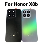 New For Huawei Honor X8b Back Battery Cover Housing Glass Panel Rear Door Replacement LLY-LX1 LLY-LX2  LLY-LX3