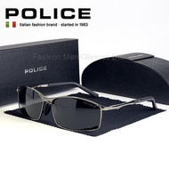 [Ready Stock] POLICE Luxury Brand Sunglasses For Men Aesthetic Steampunk Vintage HD Polarized Drivin