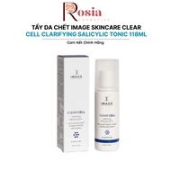 IMAGE Skincare CLEAR CELL Clarifying Salicylic Tonic 118ml BHA AHA Face Scrub Exfoliate Acne Control
