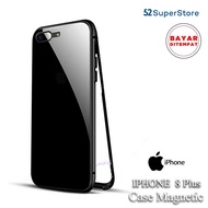 Black Solid Edition Magnetic Case For iPhone 7 Plus 8 Plus - Limited