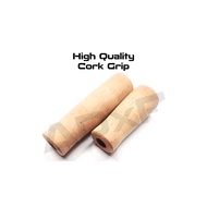 Cork grip for custom fishing rod diy