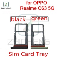 For OPPO Realme C63 5G New SD MicroSD Holder Nano Sim Card Tray Slot Repalcement