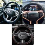 38cm Microfiber Leather Steering Wheel Cover Fits Haval F5 F7 F7X H2 H2S H3 H4 H5 H6 H6S H7 H8 H9 M6