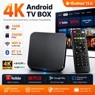 （Fast Shipping） 4K Smart TV Box 16GB 256GB Android 13 WiFi 6 Media Player Live TV Channels