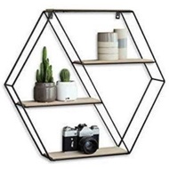 Hexagonal Wall Shelf - Wall Shelf - Wall Decoration
