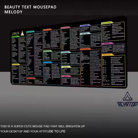 Large Linux Mouse Pad Excel Desk Mats Pad For Computer Mouse Python Office Desk Carpet XXL Gaming Mo