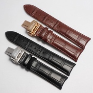 手表带 Original Genuine Seiko Leather Strap Men's Seiko 5 Good Series SRP605J2/SRPE63K1 Blue Arc Watch Strap
