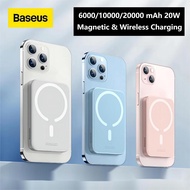 Baseus Magnetic Mini Power Bank 6000-20000mAh 20W  Portable Powerbanks Wireless Fast Charge