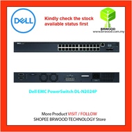 DELL EMC POWERSWITCH N2024P 24G POE+ C/W 2 SFP+ 10GBPS SWITCH