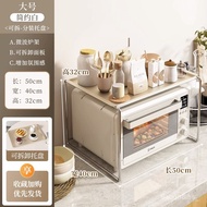 【TikTok】#Microwave Oven Storage Rack Kitchen Oven Table Stand Air Fryer Small Appliances Desktop Home Multi-Functional Q