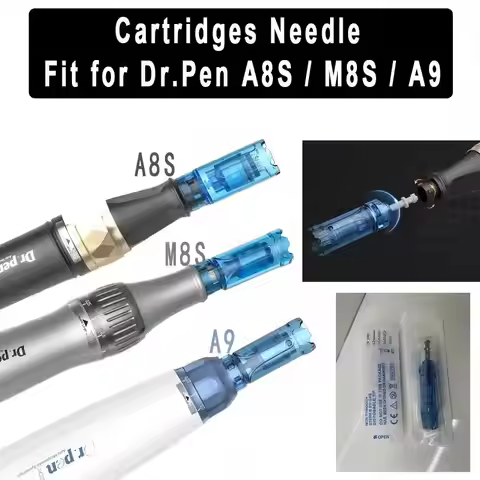 10/20/50/100Pcs Dr Pen A8S Needle Cartridge Microneedling Bayonet Dr Pen M8S Replacement Stamp 12 18
