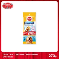 10PCS PEDIGREE Denta Stix Daily Oral Care Large Breed (7 Sticks) 270g