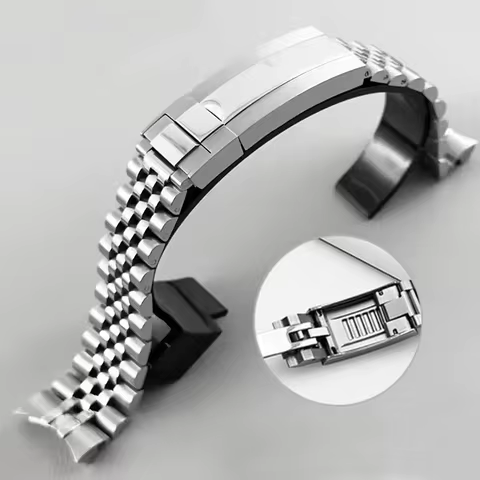 Jubilee 904L Watch Bracelet for Rolex Sub GMT Yacht Daytona Watch Strap Luxury Bracelet Mod Parts Re
