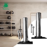 Kesoto 2 Pieces Wall Weight Plate Holder Wall Mounted Weight Plate Holder Stainless Steel Weight Sto