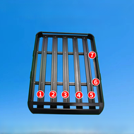 Great Wall Gun Haver H1h2h3h4h5h6m4p8 Coolpad F5h7 H8 H9 Car Roof Shelf Basket Luggage Rack