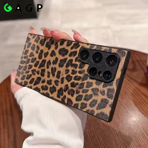 Leopard Crocodile Print S24 Ultra Case for Samsung Galaxy S24 S22 S23 S21 S20 Ultra Plus S20 FE Note