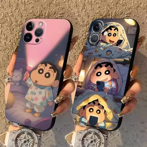 Cra-yons Shin-chans Case for Apple iPhone 17 Pro Max 12 Air 14 XR XS MAX 16 11 13 15 Pro 7 8 Funda P