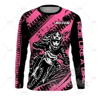 Pink Black Motorcycle Off-Road Racing Jersey Ladies Endurance Mountain Bike Speed Overcoming Overall