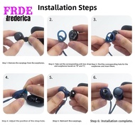 [FRDE] Silicone Anti-Loss Strap for Soundcore Space A40: Secure Your Earphones in