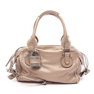 【สินค้ามือสอง】 โคลอี Chloe กระเป๋าถือ Paddington สีเมทัลลิกโกลด์ หนัง กระเป๋าถือ Paddington สำหรับสต