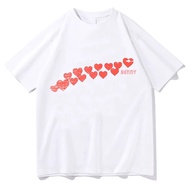 Benson Boone Teebenny Hearts Tee Grafik Wanita Lelaki Kasual T-shirt Uniseks Benson Boone Peminat Ha