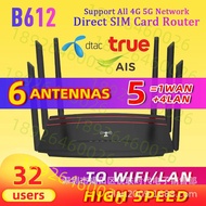 Card Network Broadband 5G Free Household 6 Days Full Netcom Wireless 4G Router Cable B6125 Router Wh