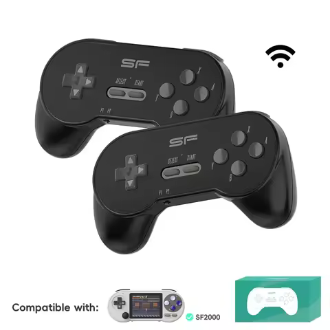 DATA FROG 2.4G Wireless Game Controller for SF2000 Retro Handheld Console 3.5" - 1/2PCS Gamepad Joys