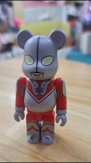 (N)開封品 無盒 眼見咁多 Medicom Bearbrick Be@rbrick 100% Ultraman Zoffy 鹹蛋超人 奧特曼 超人佐菲