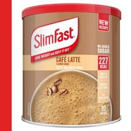 SlimFast - Cafe Latte味代餐奶昔粉10餐365g (平行進口) (新舊包裝隨機出貨)
