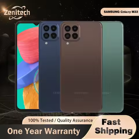 Original Samsung Galaxy M33 M336B 5G Smartphone Dual SIM Card 6.6'' 6GB RAM 128GB ROM NFC 50MP+5MP+2