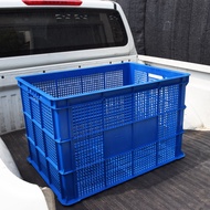 ลังพลาสติกโปร่ง ขนาดใหญ่พิเศษ 123-A กล่องพลาสติก ตะกร้าเก็บของอุตสหกรรม อเนกประสงค์ บรรจุได้เยอะ วาง