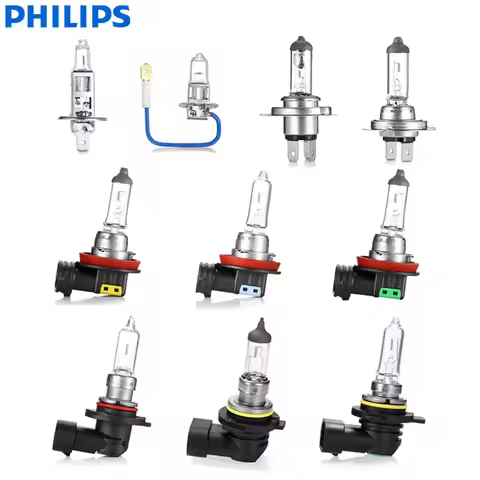 Philips Vision H1 H3 H4 H7 H8 H9 H11 9005 9006 9012 Standard Original Bright Light Car Halogen Headl