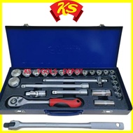 SB Tools 1/2"DR 27Pcs Box Socket Set 8~32mm | 6Pt | 12Pt / SB TOOLS 27Pcs Box Socket Set (8-32mm)