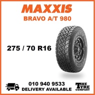 MAXXIS BRAVO A/T 980 - 275/70/16, 275/70R16 TYRE TIRE TAYAR 16 INCH INCI