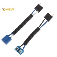 A&W 1Pc H7 2 Pin Headlight Replacement Repair Bulb Holder Connector Plug Wire Soet
