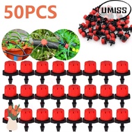 UMISTYDREAM9IQ0 50PCS Water Dropper Head, Adjustable 360 Degre Adjustable Irrigation Drippers,  Irri