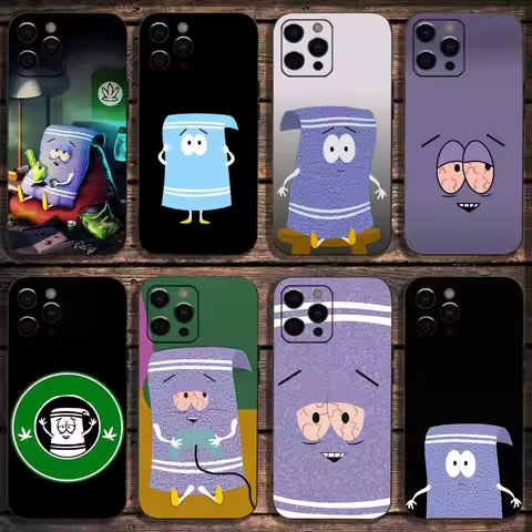S-South-S-P-Park Towelie Phone Case For Apple iPhone 15,14,13,12,11,Pro,X,XS,Max,XR,Plus,Mini Soft B