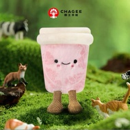 GANTUNGAN Chagee Plush Keychain - BES-TEA PINK JASMINE GREEN PEACH OOLONG - OFFICIAL BLINDBOX PLUSHI