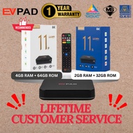 【LATEST MODEL】EVPAD 12P 11P 11S ANDROID 12 LIFETIME CUSTOMER SERVICE TOP SELLER 1 YEAR WARRANTY